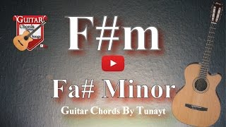 How to play F#m chord on guitar | Fa Diyez Minor Akoru Gitarda Nas?l Bas?l?r ?