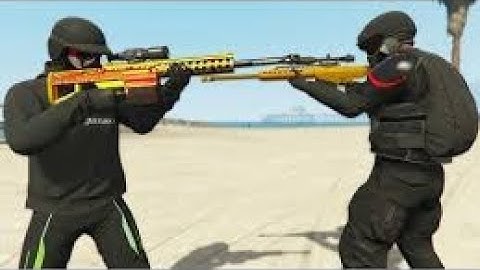 1v1 BEACH FIGHT  (GTA V ONLINE)