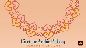 Circular Arabic pattern | Adobe Illustrator Tutorial