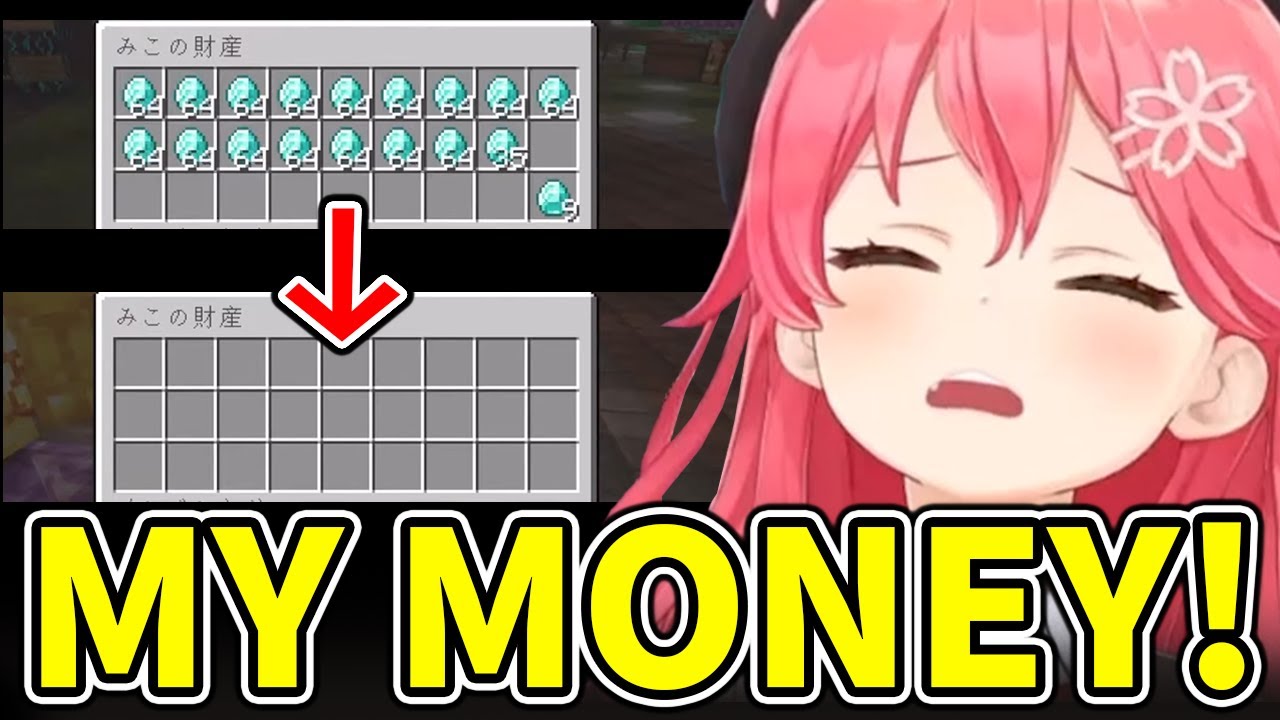 The result of Miko start gambling for clearing her debt...【Hololive/Eng sub】