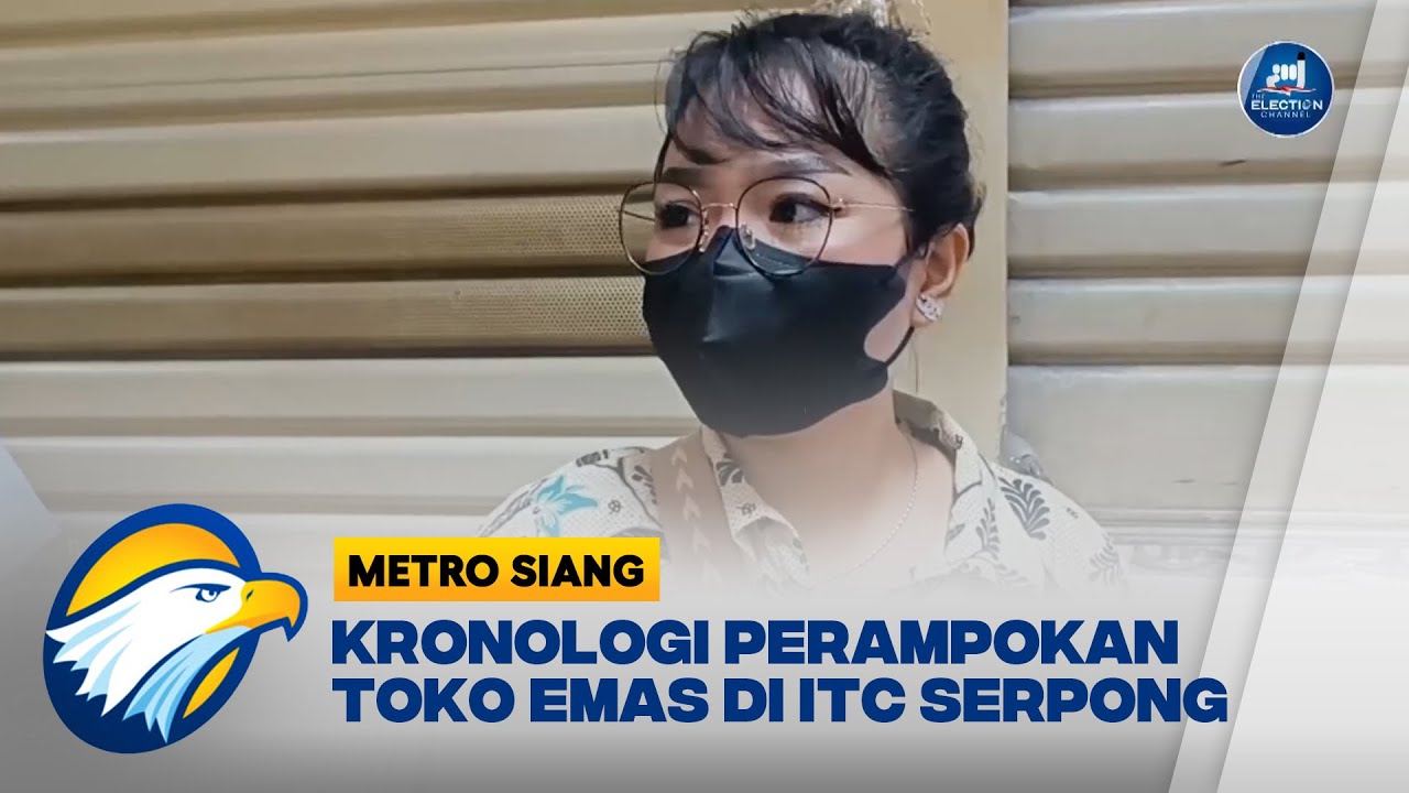 Kronologi Perampokan Toko Emas di ITC Serpong