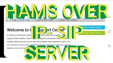 NEW-SIP Server - Hams Over I.P