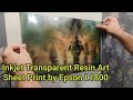 Inkjet printable transparent sheet for resin art work|#resinart #resincrafts