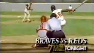 September 30, 1988 Braves vs Reds TBS promo