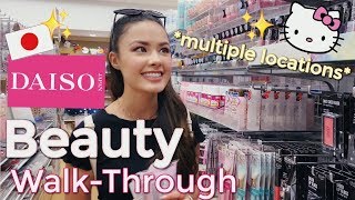 BEAUTY TOUR OF DAISO JAPAN | Shopping & Walk Through *multiple locations*