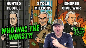 The Worst Presidents in American History | History Teacher Reacts | Agent Flappy