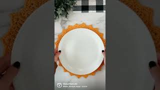 Come learn how to crochet the Hello Sunshine Placemat! New crochet tutorial on my channel! ☀️