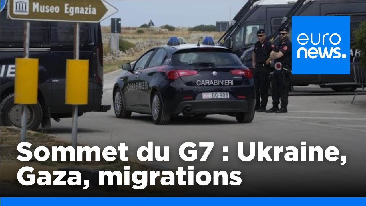 Le G7 s'ouvre ce jeudi en Italie | euronews 🇫🇷