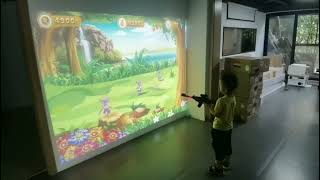 Defilabs interactive wall projection gun shooting game
