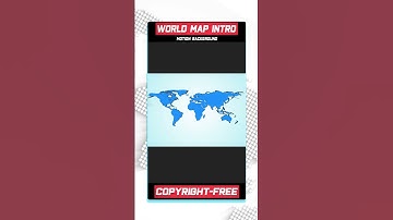 World Map Reveal intro video, World map after effects | Royalty Free Stock Videos