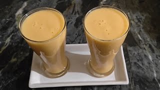 Creamy Mango Lassi in Just 5 Minutes😋