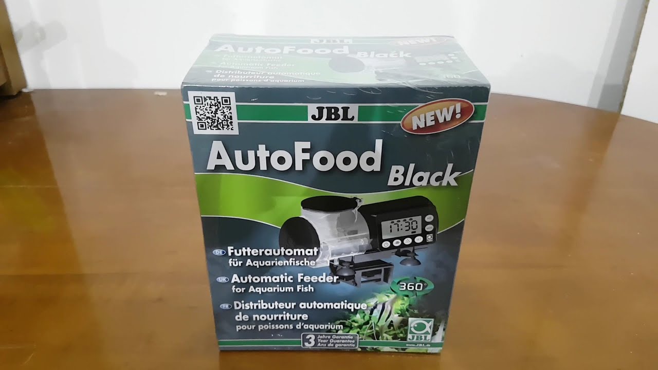 Alimentador automatico JBL Autofood black / Cortesia de Novopet
