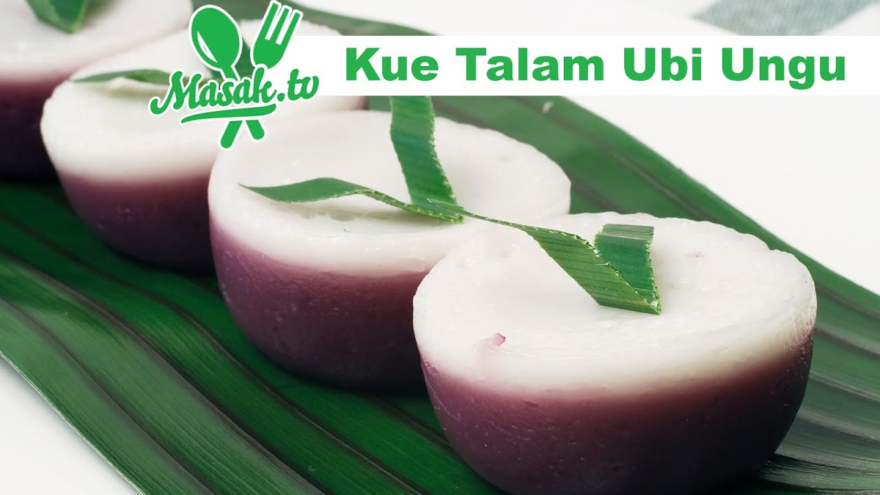 Kue Talam Ubi Ungu Jajanan 105 YouTube