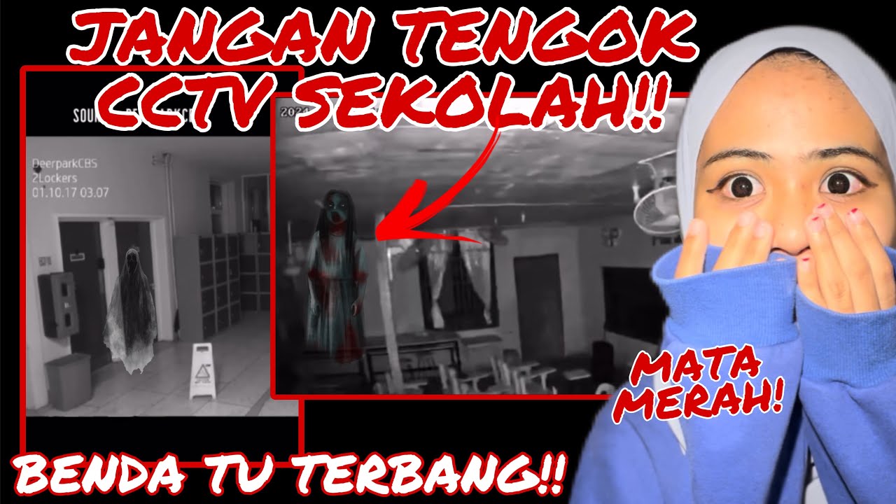 JANGAN TENGOK CCTV SEKOLAH‼️ BENDA TU TERBANG JELAS WEH!!