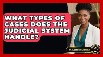 What Types of Cases Does the Judicial System Handle? | Justice System Explained