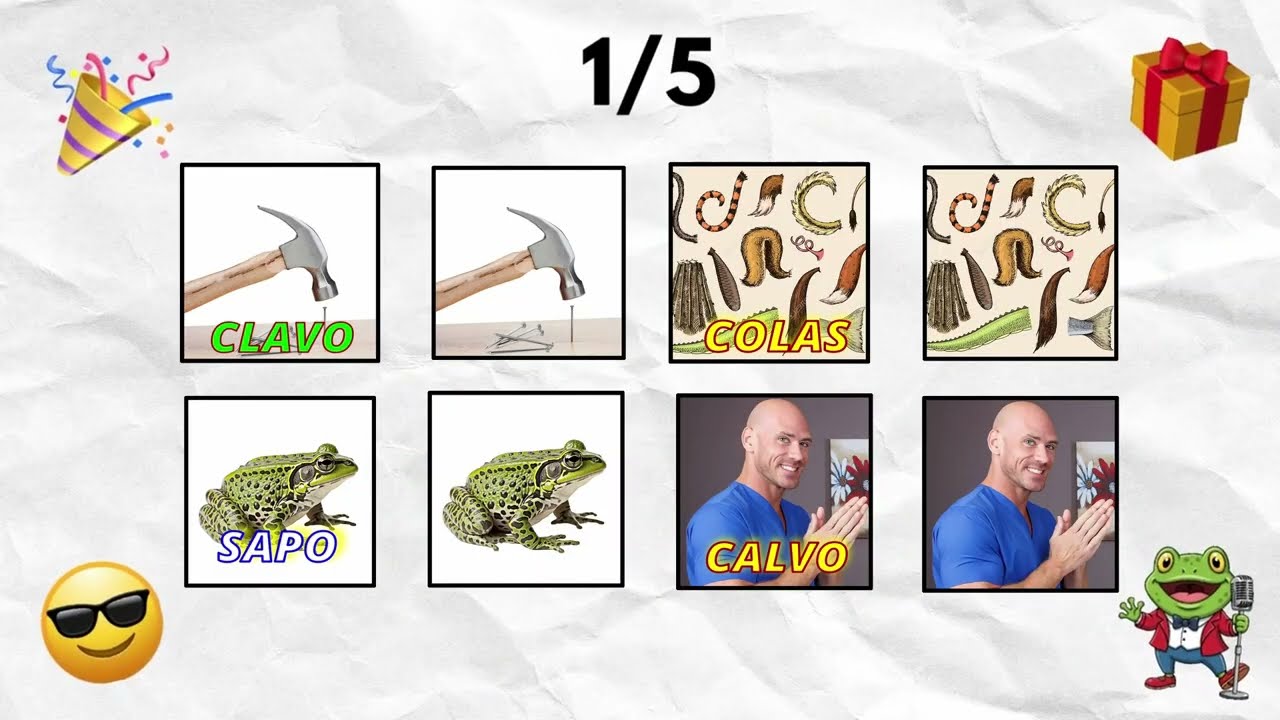 Di la PALABRA al RITMO 12🎤🎸 Challenge en español / puedes seguir las palabras? 