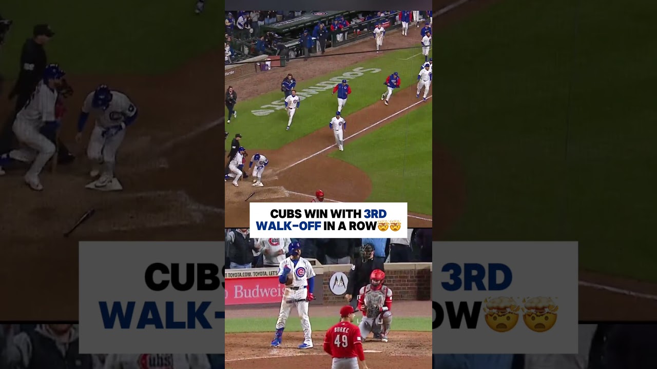 Walk-offs Are TRIPLE PLATINUM For The Chicago Cubs! π₯