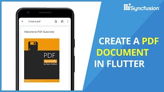 Create a PDF Document in Flutter