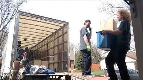 Moving homes time-lapse