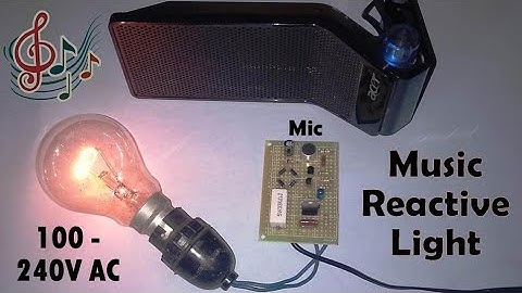 Music Reactive Light Circuit | Disco DJ Light 220V AC