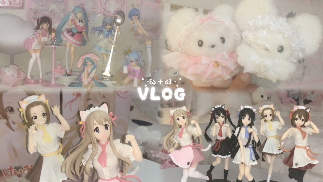 ꒰აVLOG໒꒱ 내 꿈은 미소녀 수집가｡⋆˚𝜗𝜚˚⋆ 케이온 냥카페 피규어 • 아이마스 치요코 • 리제로 • 포켓몬 두리쥐 • 가챠깡 • 택배깡 • 굿즈깡 • 오타쿠 브이로그