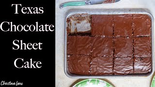 Texas sheet cake chocolate recipe