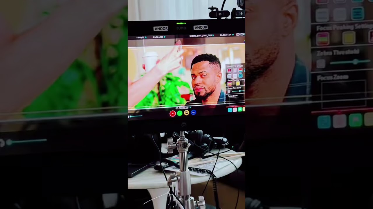 Between takes of “Roleplay”