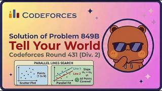 Codeforces || Problem 849B || Tell Your World || Solution || Codeforces Round 431 (Div. 2)