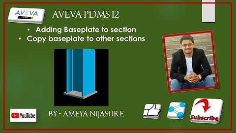 AVEVA PDMS   Structures   Create & copy base plates
