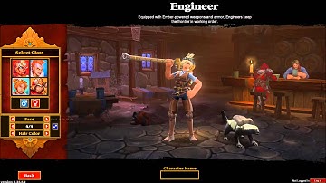 Torchlight II character creation (Female)