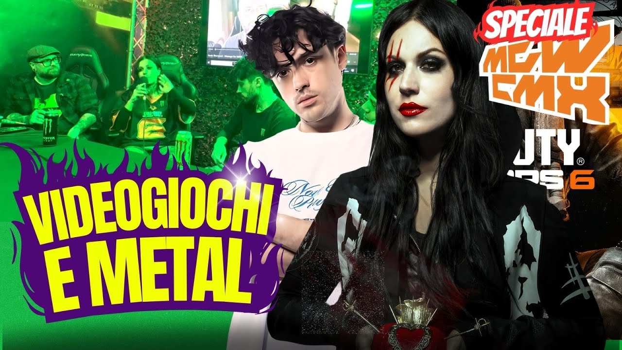 Pow3r e Cristina scabbia: METAL e VIDEOGIOCHI | Speciale Milan Games Week 2024
