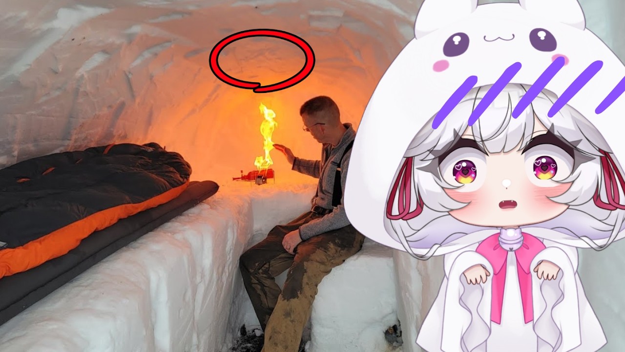 Реакция на ситуацию с укрытием-землянкой под 3-метровым слоем снега - Outdoor Boys