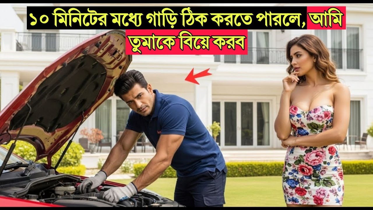 একজন কোটিপতি মহিলার চ্যালেঞ্জ: ২০ মিনিটে গাড়ি ঠিক করো… কিন্তু মেকানিক তার চেয়েও দ্রুত করে দেখালো ...