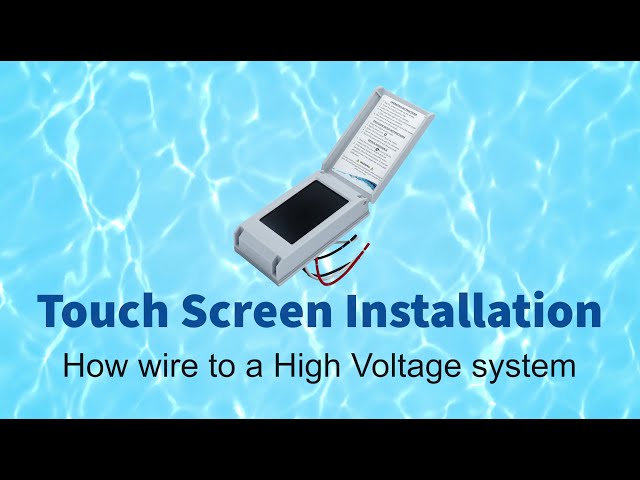 Wiring a Coverstar Touchscreen Pool Cover Controller (4K) 