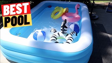 EFUBABY INFLATABLE POOL Review 2021 | Kids Swimming Pool | Family Sized Pool for Backyard