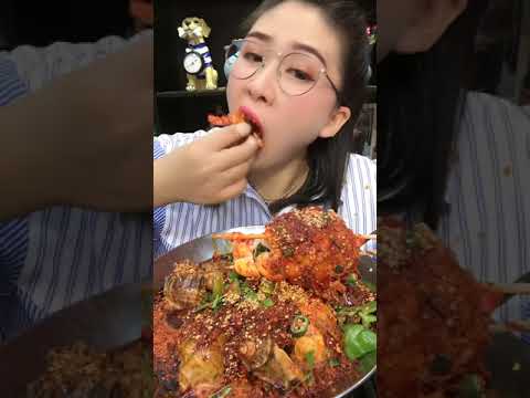 GHOST PEPPER NOODLES MUKBANG EATING Legend eating asmr NitaAlix Channel  (210) -