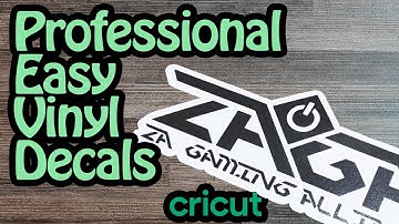 How to Easily Make Professional Vinyl Decals | Cricut Tutorial