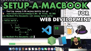 💻✨ - Setting up a Mac for Web Development - 2020 - Homebrew / Terminal / git / Code Editor / Node.js