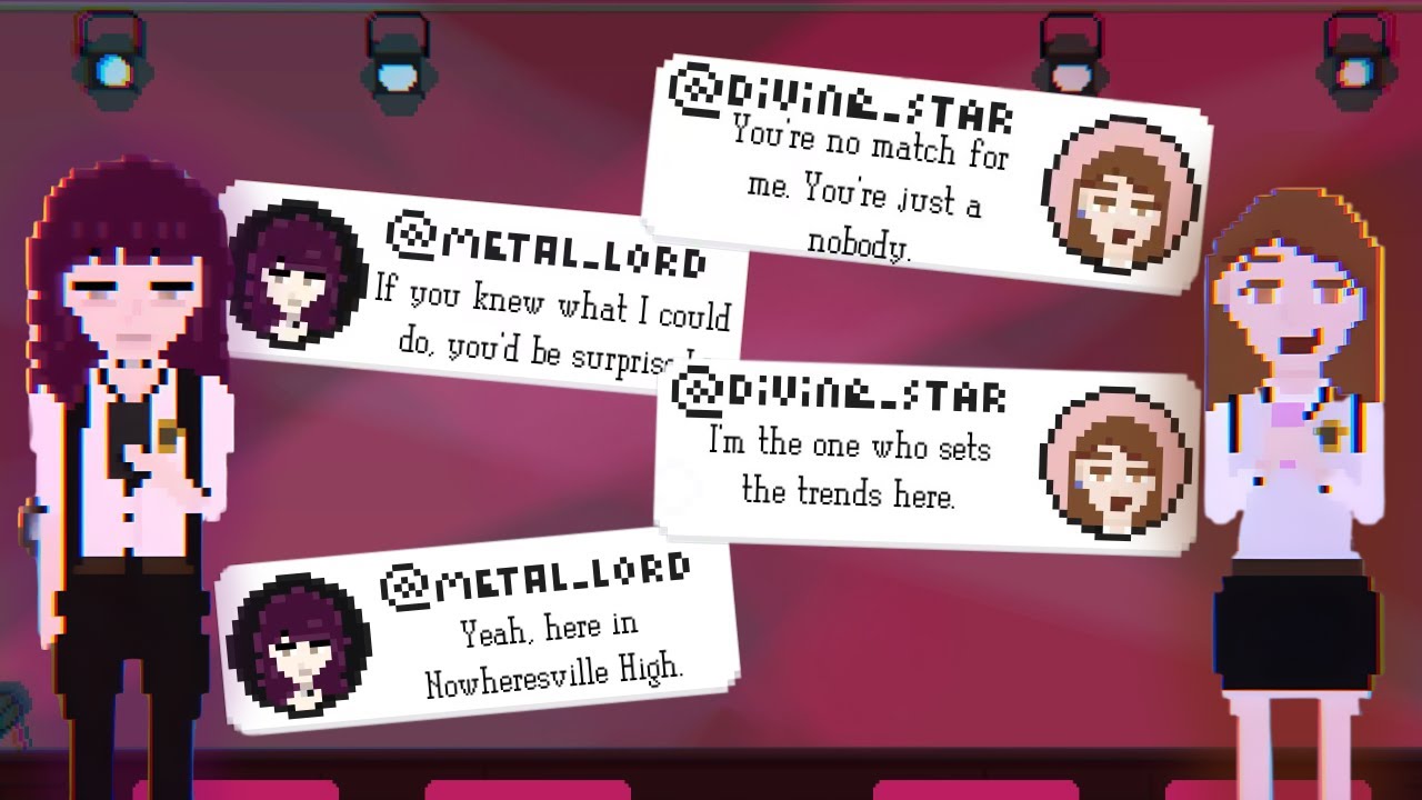 Эта игра превращает школьную драму в войну твитов