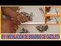 Como hacer muebles / instalar Bisagras de Cazoleta Puertas - muebles de cocina - en Melamina