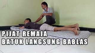 Pijat Remaja Masuk Angin Akibat Banyak Begadang