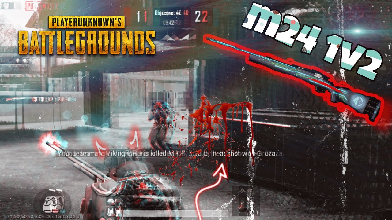 M24 Sniping | 1 vs 2 | TDM Friendly Challenge | Vikings Gaming | PUBG ...