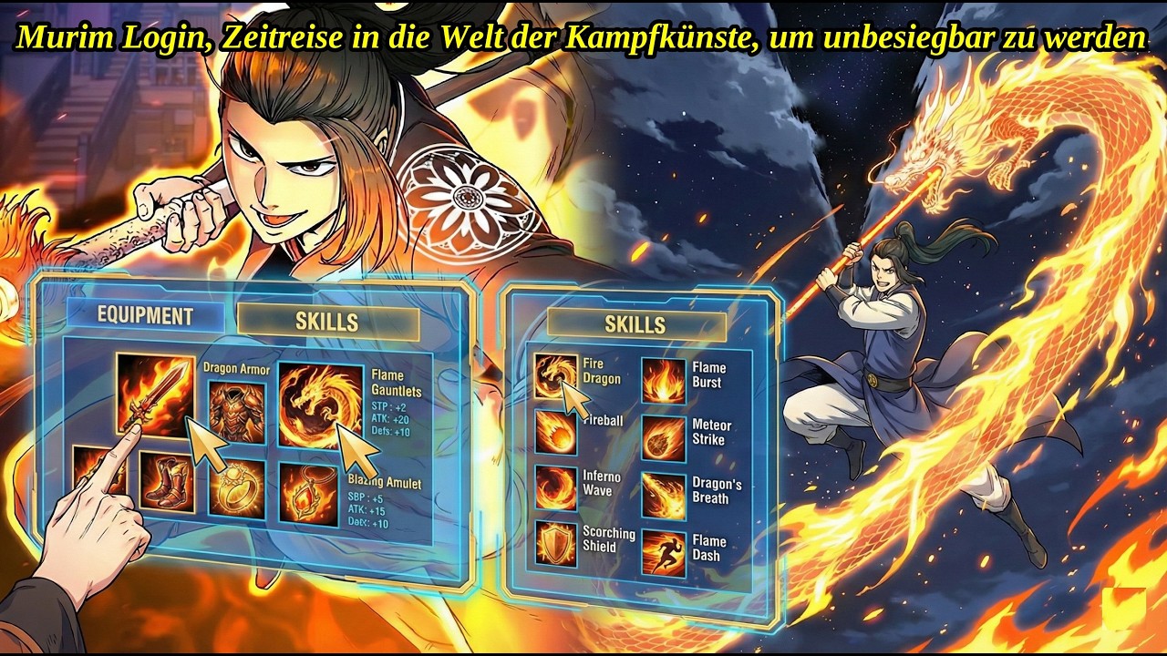 Murim Login, Zeitreise in die Welt der Kampfkünste, um unbesiegbar zu werden | Manhwa Deutsch