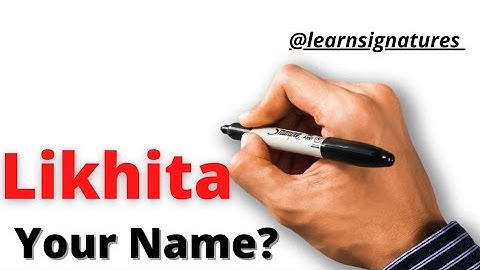 Likhita name signature style. L alphabet name signature. Your name sign or signatures.