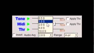 Audio Feedback in the Mindfulness Technology Basic EMG Application