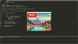 PYGAME BUTTONS USING CLASSES