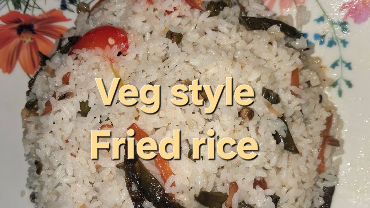 Veg Fried Rice Recipe | সহজ ভেজ ফ্রাইড রাইস | Shad Kotha By Sajuti