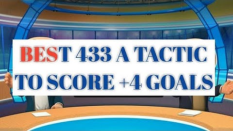 Best 433 a tactic 2018| osm tactic