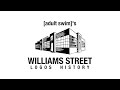 REUPLOAD Adult Swim Williams Street Logos History