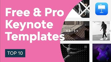 10 Best Free & Pro Keynote Presentation Templates